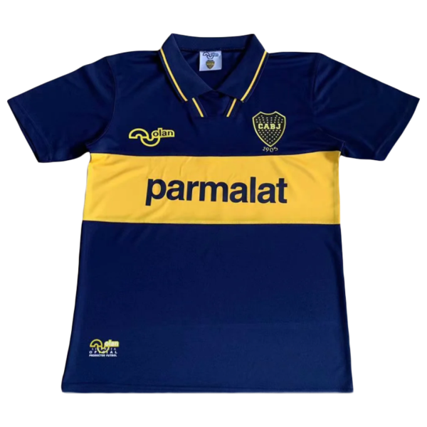 Men's Retro 1994 Boca Juniors Home Soccer Jersey Shirt