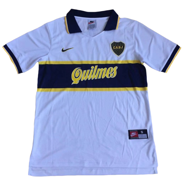 Men's Retro 1997 Boca Juniors Away Soccer Jersey Shirt Nike