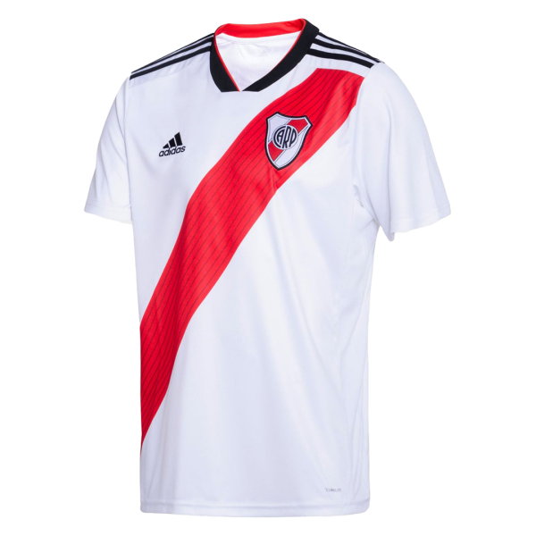 Men's Retro 2018/19 River Plate Home Soccer Jersey Shirt Adidas