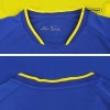 Men's Retro 2001/02 Boca Juniors Home Soccer Jersey Shirt Nike