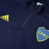 Men's Boca Juniors Zipper Tracksuit Sweat Shirt Kit (Top+Trousers) 2022/23 Adidas