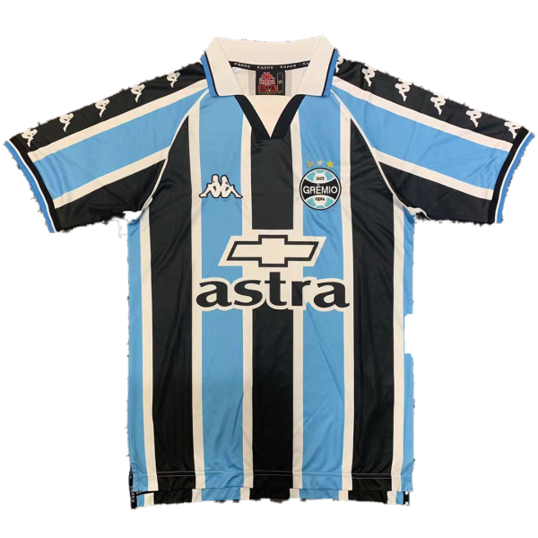 Men's Retro 2000 Grêmio FBPA Home Soccer Jersey Shirt Kappa