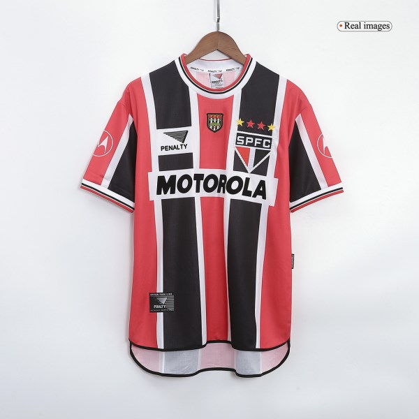 Men's Retro 1993 Sao Paulo FC Away Soccer Jersey Shirt