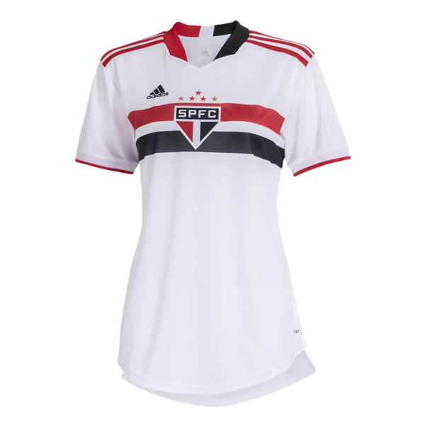 Women's Replica Sao Paulo FC Home Soccer Jersey Shirt 2021/22 Adidas