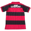 Men's Retro 1990 CR Flamengo Home Soccer Jersey Shirt Adidas