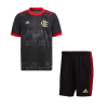 Men's Replica CR Flamengo Third Away Soccer Jersey Kit (Jersey+Shorts) 2021/22 Adidas