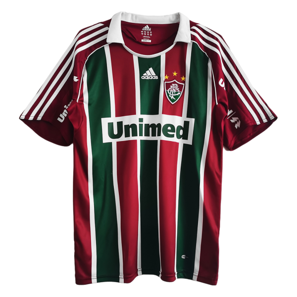 Men's Retro 2008/09 Fluminense FC Home Soccer Jersey Shirt Adidas
