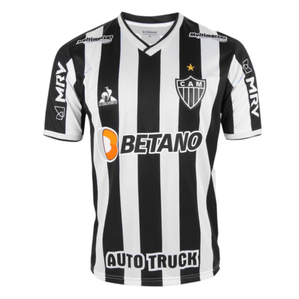 Men's Replica Atlético Mineiro Home Soccer Jersey Shirt 2021/22 Le Coq Sportif