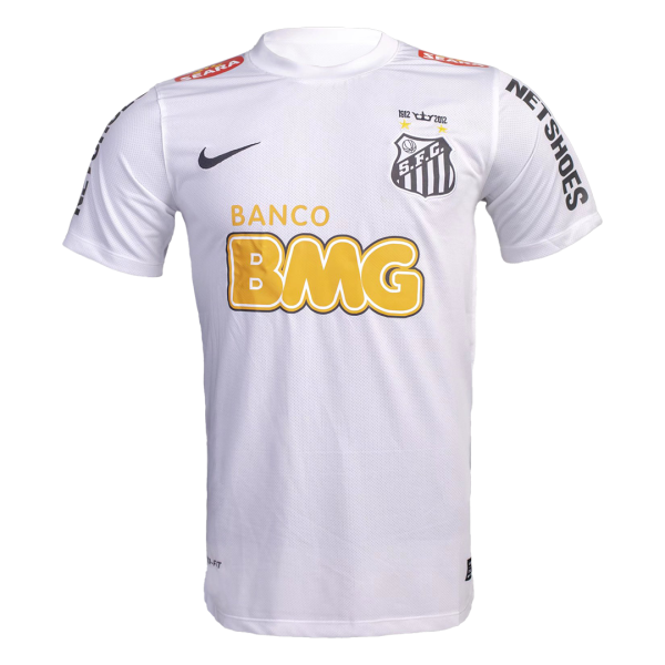 Men's Retro 2011/12 Santos FC Home Soccer Jersey Shirt Umbro