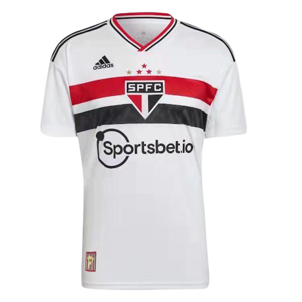 Men's Replica Sao Paulo FC Home Soccer Jersey Shirt 2022/23 Adidas