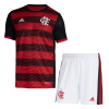 Men's Replica CR Flamengo Home Soccer Jersey Kit (Jersey+Shorts) 2022/23 Adidas
