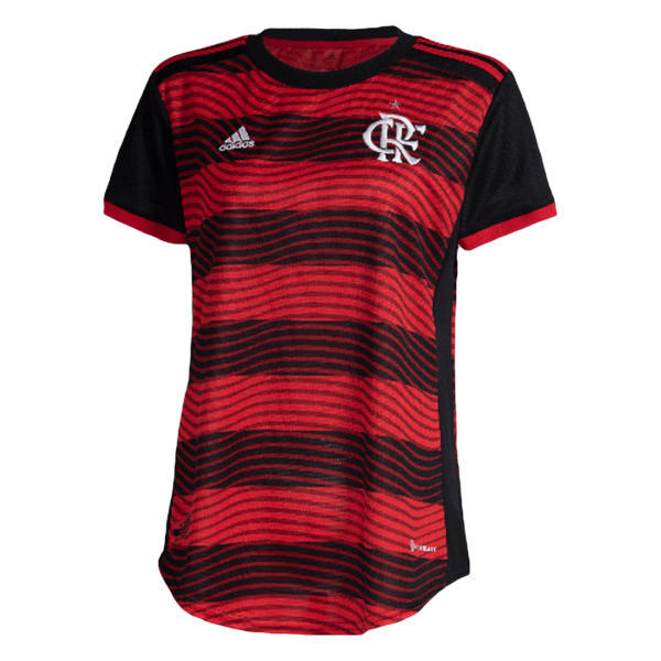 Women's Replica CR Flamengo Home Soccer Jersey Shirt 2022/23 Adidas