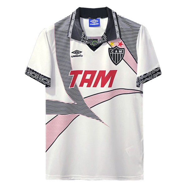 Men's Retro 1996 Atlético Mineiro Away Soccer Jersey Shirt Umbro