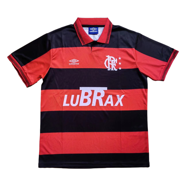 Men's Retro 1992/93 CR Flamengo Home Soccer Jersey Shirt Umbro