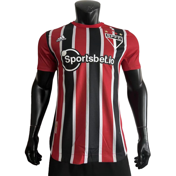 Men's Authentic Sao Paulo FC Away Soccer Jersey Shirt 2022/23 Adidas