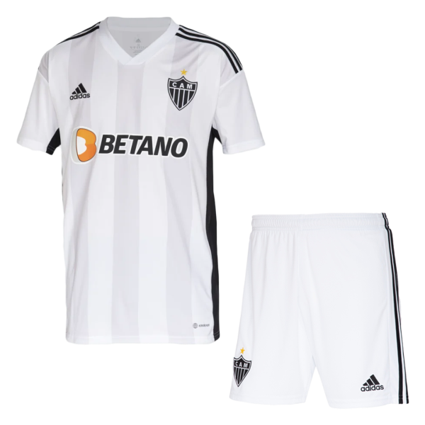 Men's Replica Atlético Mineiro Away Soccer Jersey Kit (Jersey+Shorts) 2022/23 Adidas