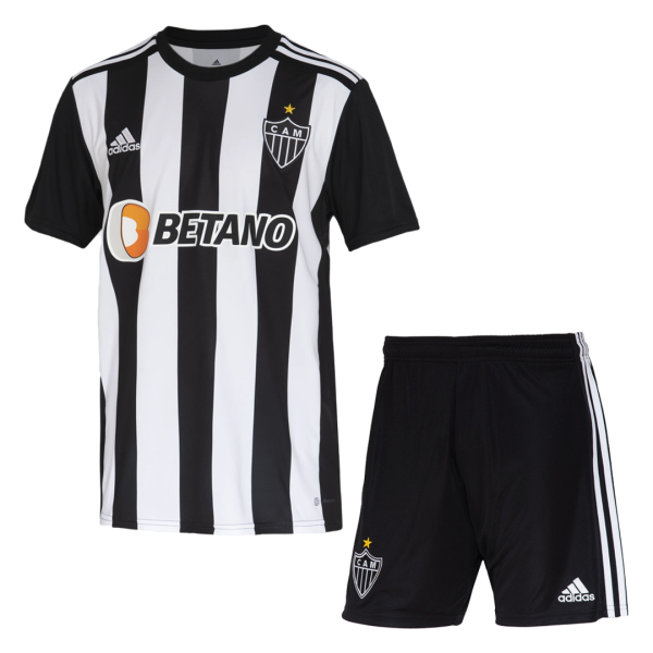 Men's Replica Atlético Mineiro Home Soccer Jersey Kit (Jersey+Shorts) 2022/23 Adidas