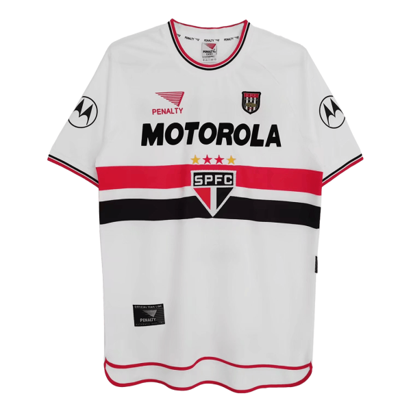 Men's Retro 2000 Sao Paulo FC Home Soccer Jersey Shirt Adidas