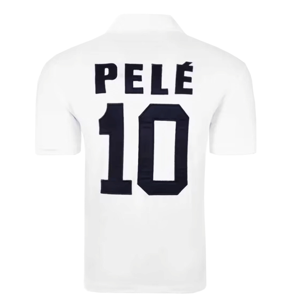 Men's Retro 1970 PELÉ #10 Santos FC Home Soccer Jersey Shirt Umbro
