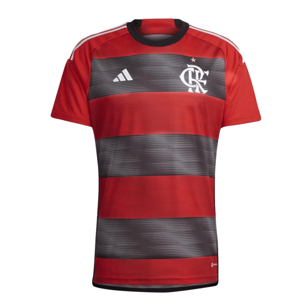 Men's Replica CR Flamengo Home Soccer Jersey Shirt 2023/24 Adidas