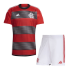 Men's Replica CR Flamengo Home Soccer Jersey Kit (Jersey+Shorts) 2022/23 Adidas