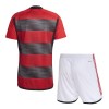 Men's Replica CR Flamengo Home Soccer Jersey Kit (Jersey+Shorts) 2022/23 Adidas