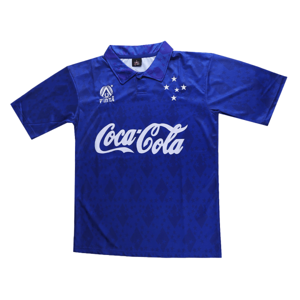 Men's Retro 1993/94 Cruzeiro EC Home Soccer Jersey Shirt