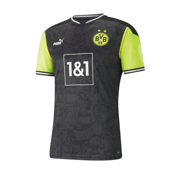 Men's Replica Borussia Dortmund Fourth Away Soccer Jersey Shirt 2021 Puma