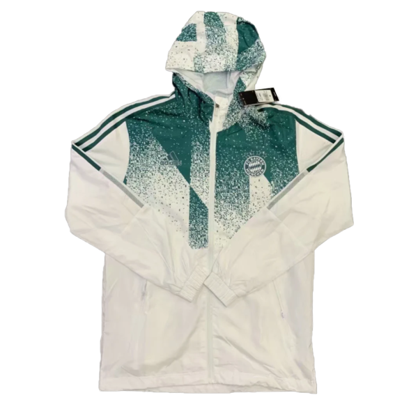 Men's Bayern Munich Windbreaker Hoodie Jacket 2021/22 Adidas