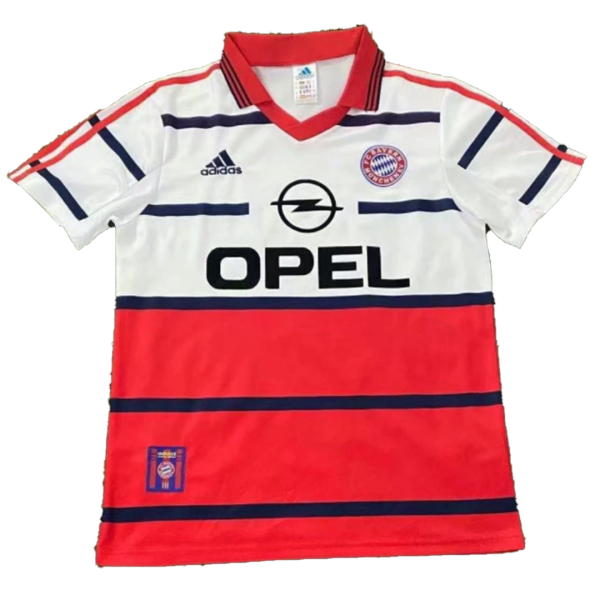 Men's Retro 1998/00 Bayern Munich Away Soccer Jersey Shirt Adidas