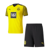 Men's Replica Borussia Dortmund Home Soccer Jersey Kit (Jersey+Shorts) 2021/22 Puma
