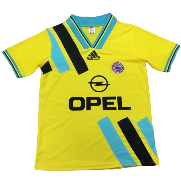 Men's Retro 1993 Bayern Munich Away Soccer Jersey Shirt Adidas