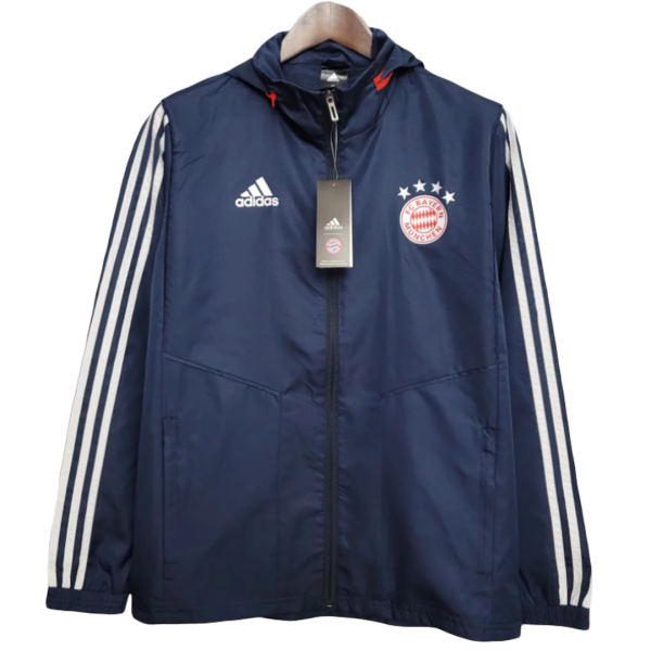Men's Bayern Munich Windbreaker Hoodie Jacket 2021/22 Adidas