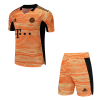 Men's Replica Bayern Munich Goalkeeper Soccer Jersey Kit (Jersey+Shorts) 2021/22 Adidas