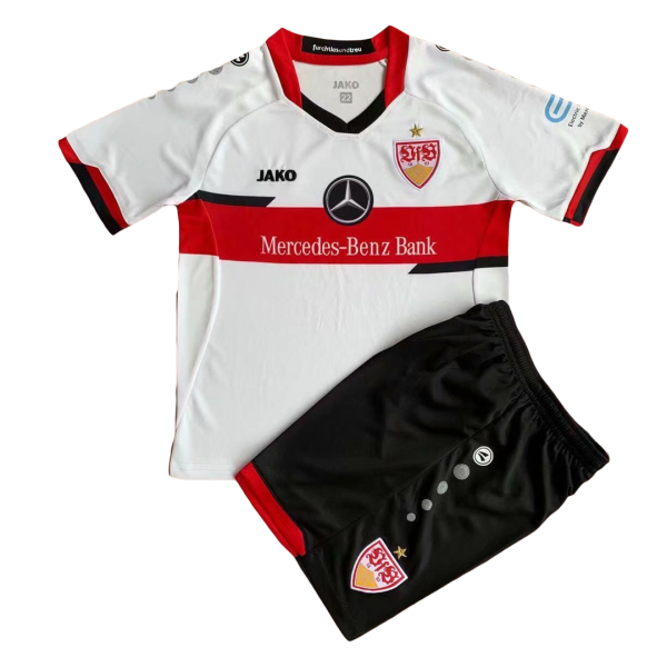 Kids VfB Stuttgart Home Soccer Jersey Kit (Jersey+Shorts) 2021/22 Jako