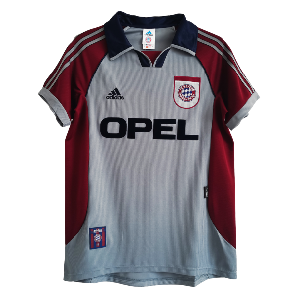 Men's Retro 1998/99 Bayern Munich Away Soccer Jersey Shirt Adidas
