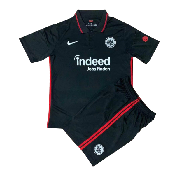 Kids Eintracht Frankfurt Home Soccer Jersey Kit (Jersey+Shorts) 2021/22 Nike