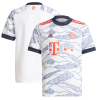 Kids Bayern Munich Third Away Soccer Jersey Kit (Jersey+Shorts) 2021/22 Adidas