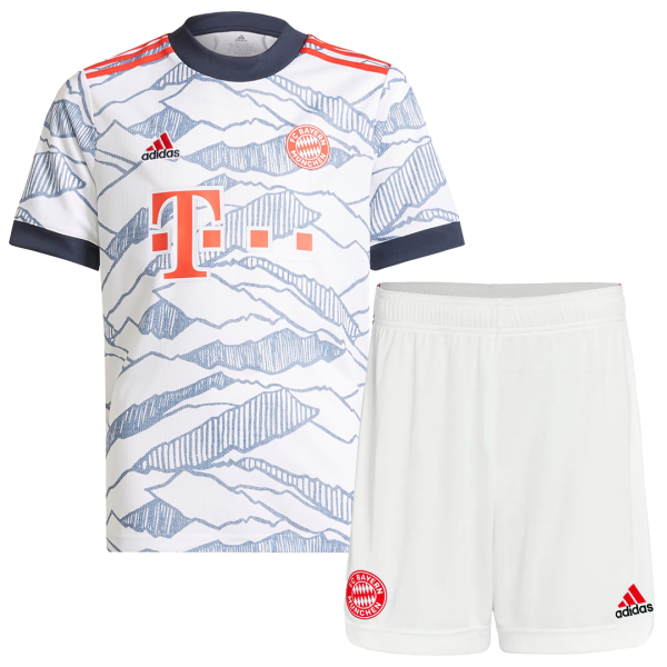 Men's Replica Bayern Munich Third Away Soccer Jersey Kit (Jersey+Shorts) 2021/22 Adidas