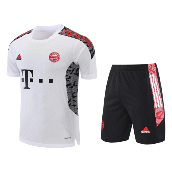 Men's Bayern Munich Training Soccer Jersey Kit (Jersey+Shorts) 2021/22 Adidas