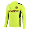 Men's Borussia Dortmund Zipper Tracksuit Sweat Shirt Kit (Top+Trousers) 2021/22 Puma