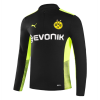Men's Borussia Dortmund Zipper Tracksuit Sweat Shirt Kit (Top+Trousers) 2021/22 Puma