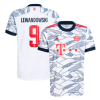 Men's Replica LEWANDOWSKI #9 Bayern Munich Third Away Soccer Jersey Shirt 2021/22 Adidas