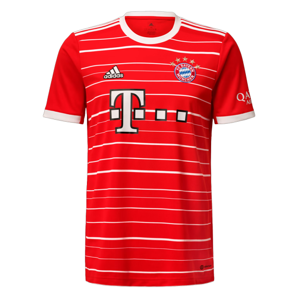 Men's Replica Bayern Munich Home Soccer Jersey Shirt 2022/23 Adidas