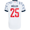 Men's Replica MÜLLER #25 Bayern Munich Third Away Soccer Jersey Shirt 2021/22 Adidas
