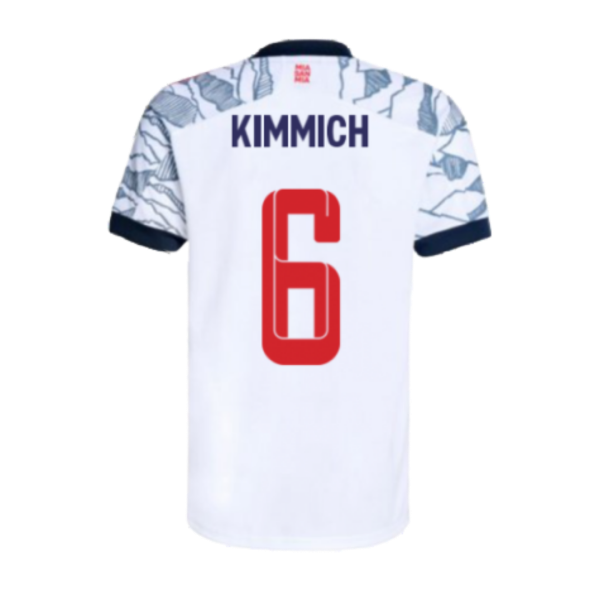 Men's Replica KIMMICH #6 Bayern Munich Third Away Soccer Jersey Shirt 2021/22 Adidas