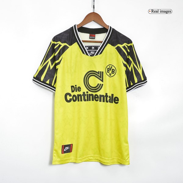 Men's Retro 1994/95 Borussia Dortmund Home Soccer Jersey Shirt Nike
