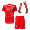 Men's Replica Bayern Munich Home Soccer Jersey Whole Kit (Jersey+Shorts+Socks) 2022/23 Adidas