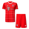 Men's Replica Bayern Munich Home Soccer Jersey Whole Kit (Jersey+Shorts+Socks) 2022/23 Adidas
