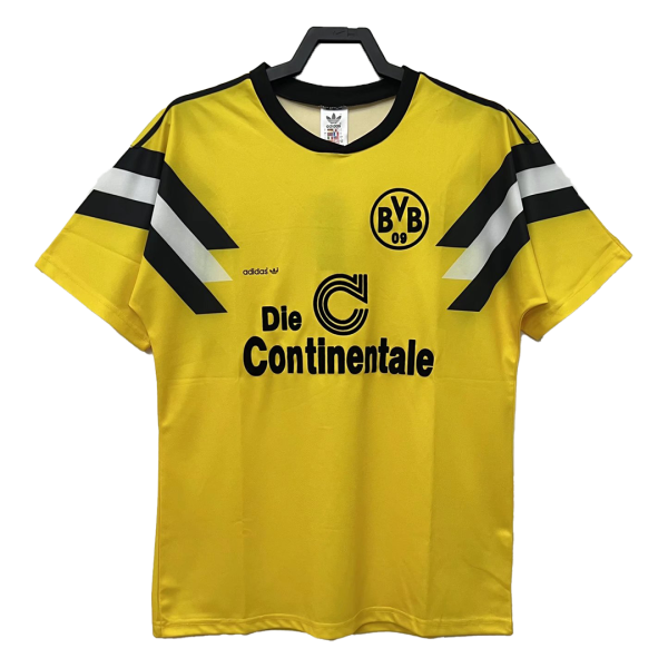 Men's Retro 1989 Borussia Dortmund Home Soccer Jersey Shirt Nike